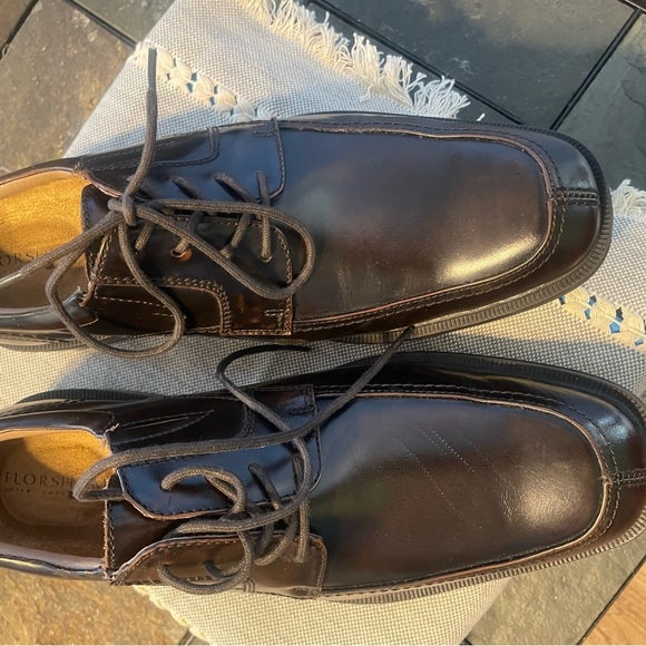 Florsheim Men's Brown Leather Dress Shoes size 13 - Picture 1 of 13